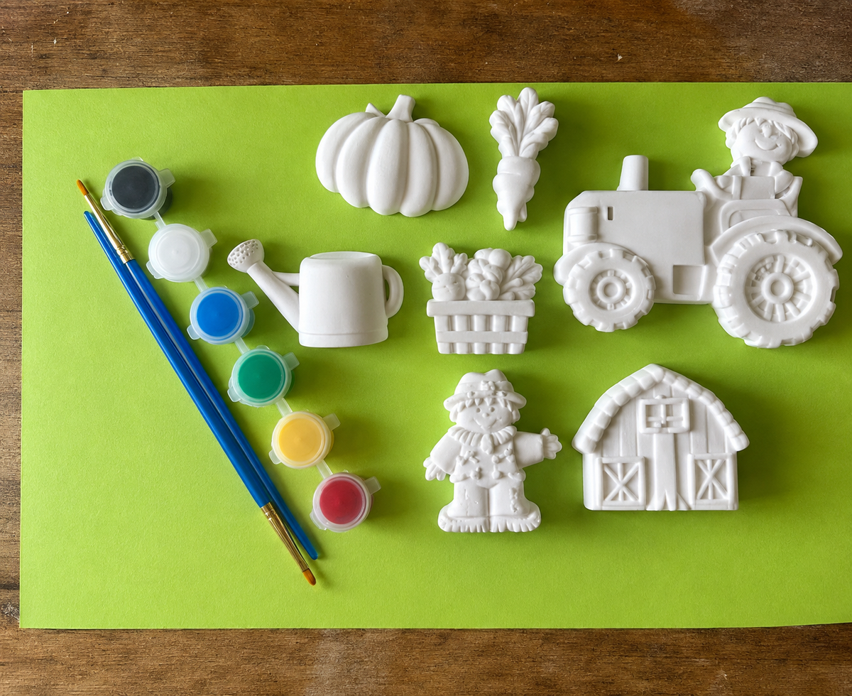 Pysselkit : Bondgårdsfigur | Little Farmer Paint-Your-Own Figurine Kit