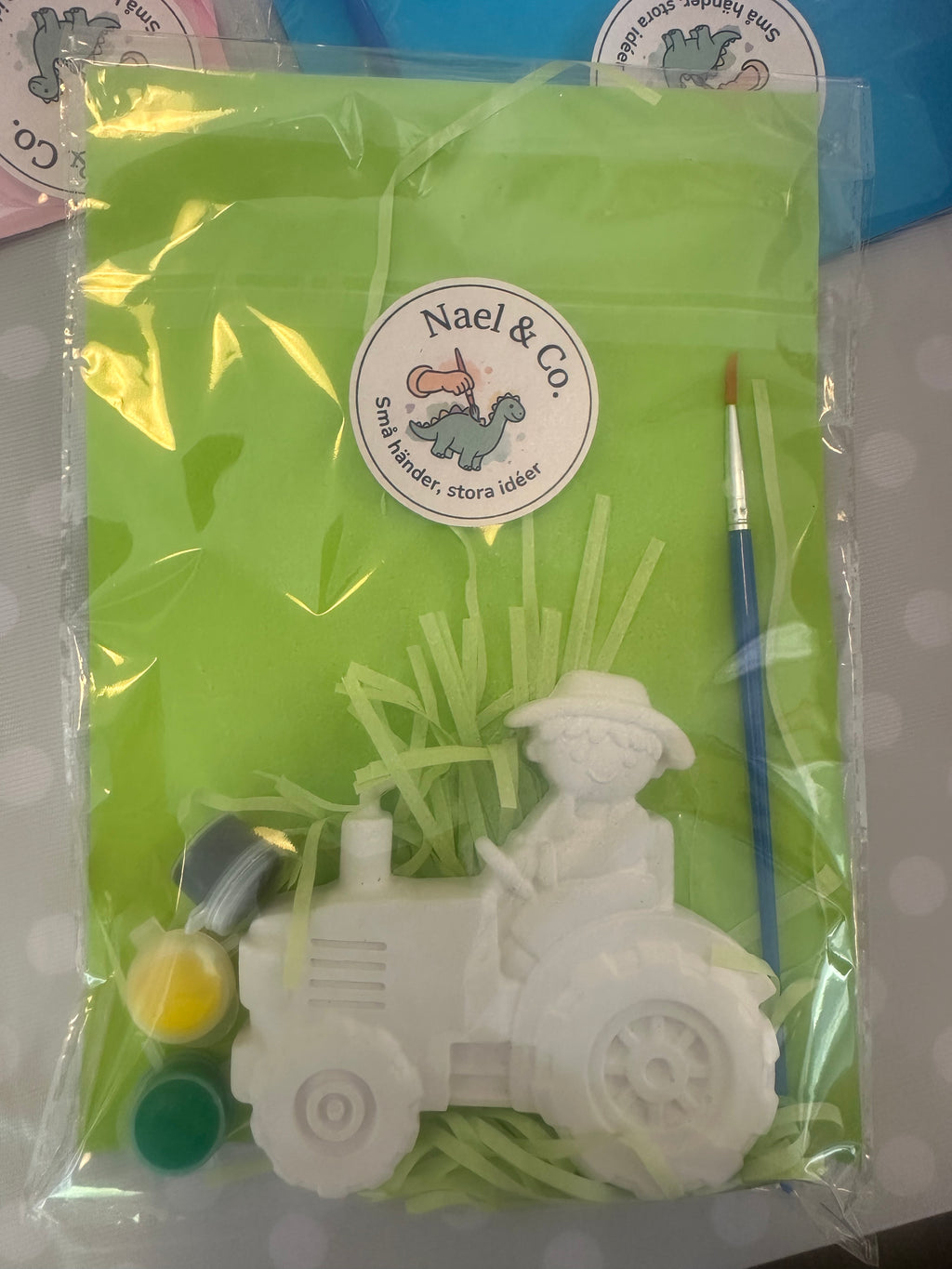 Mini Pysselkit Fordon – Måla egna gipsfigurer | Nael & Co.