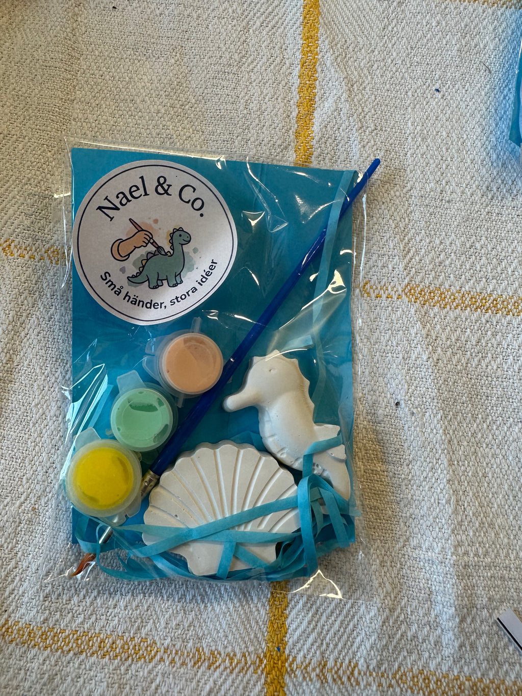 Mini Pysselkit Havsdjur – Måla egna gipsfigurer | Nael & Co.