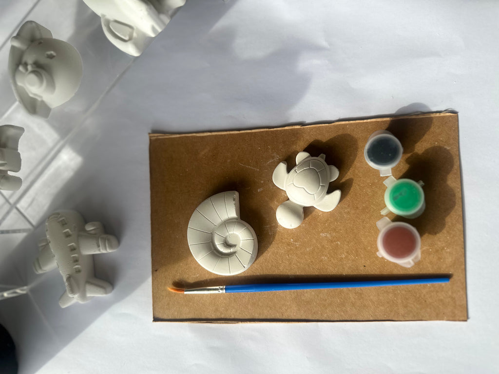 Mini Pysselkit Havsdjur – Måla egna gipsfigurer | Nael & Co.