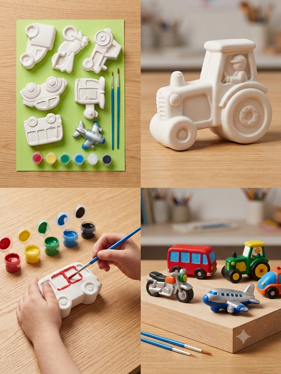 Pysselkit: Vehicle | Fordonsfigure